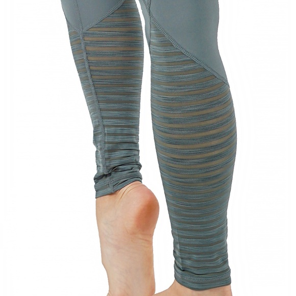 Yoga leggings sports pants burnout mesh - Picture 5 of 5